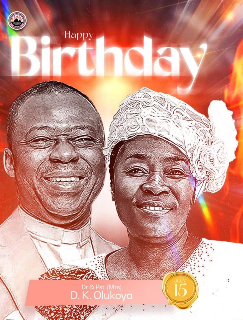 “In The Garden Of Faith, Mummy G.O And Daddy G.O’s Love Blooms Eternal. Today, We Celebrate Not Just Their Birthdays, But The Profound Love That Uplifts Us All. 🌺💖🎂 #MFMJubilation #FaithAndLove”